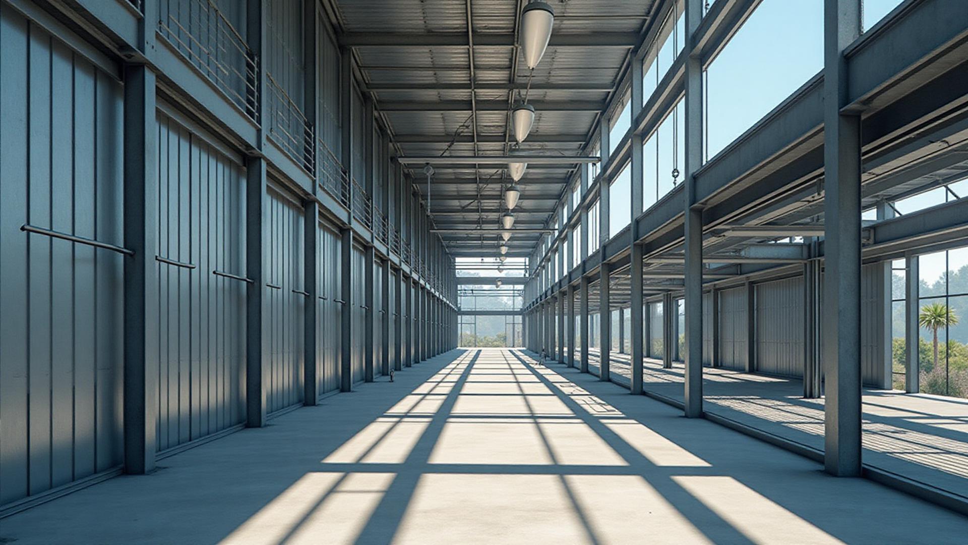 Çelik yapı iç mekanı